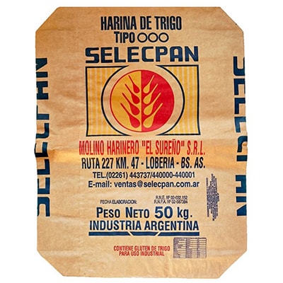 Bolsa de papel de gran tamaño (Peso de carga≥25kg)