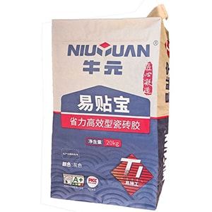 Bolsa de papel con pegamento termofusible
