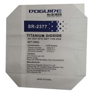 Saco valvulado sellado por ultrasonidos, para productos químicos 