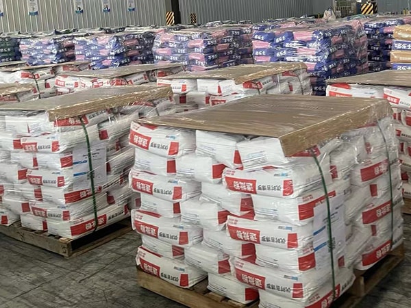 Bolsas valvuladas, con productos envasados dentro
