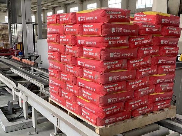 Bolsas valvuladas, con productos envasados dentro