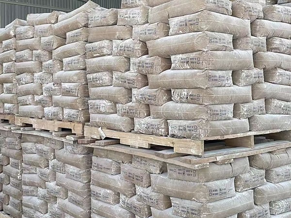 Bolsas valvuladas, con productos envasados dentro